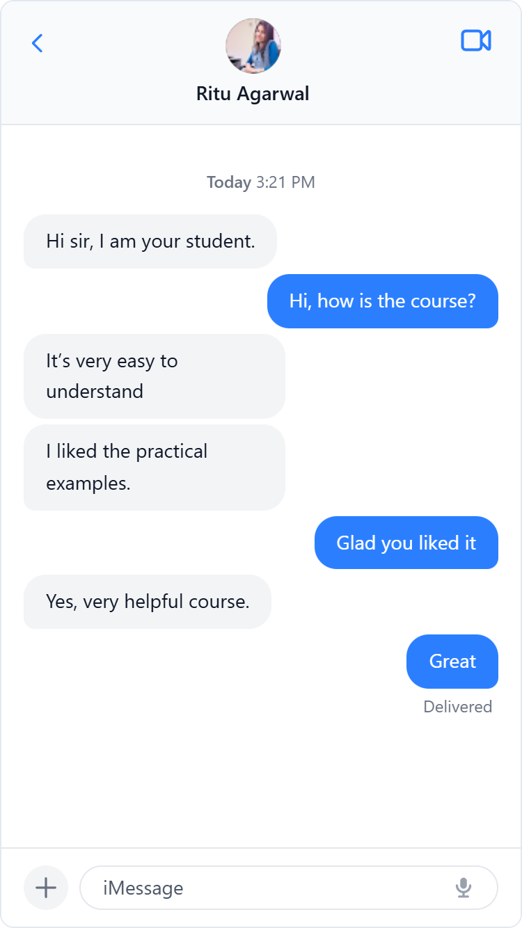 Student feedback