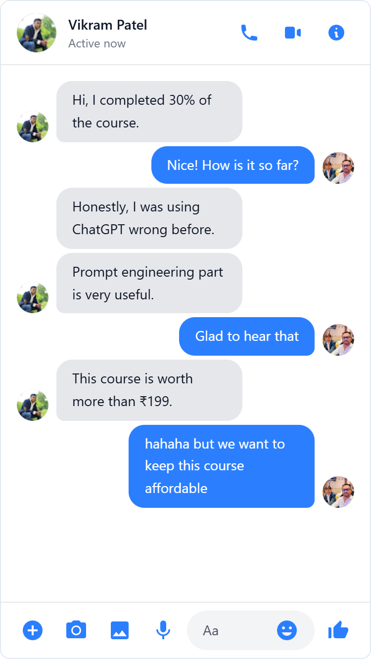 Student feedback